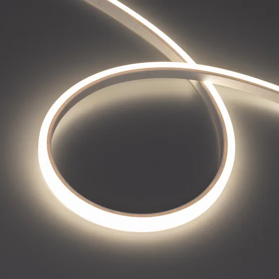 Фото #1 товара Светодиодная лента герметичная WAVE-TOP-PU-A144-10x10mm 24V Day4000 (5 W/m, IP68, 3m, wire x1) (Arlight, Вывод боковой, 3 года)