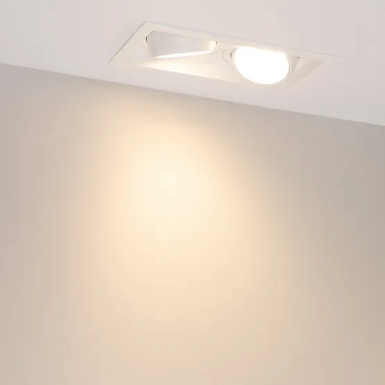 Фото #6 товара Светильник MS-VORTEX-BUILT-S250x140-2x30W Warm3000 (WH-WH, 50 deg, 230V) (Arlight, IP20 Металл, 5 лет)