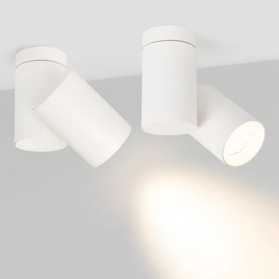 Фото #2 товара Светильник SP-POLO-SURFACE-TURN-R85-15W Warm3000 (WH-WH, 40 deg) (Arlight, IP20 Металл, 3 года)