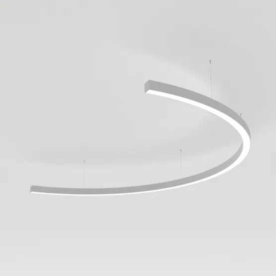 Фото товара Светильник SP-LINE-HANG-ARC-C3535-D1500-53W Warm3000 (WHITE, 230V) (Arlight, Металл)