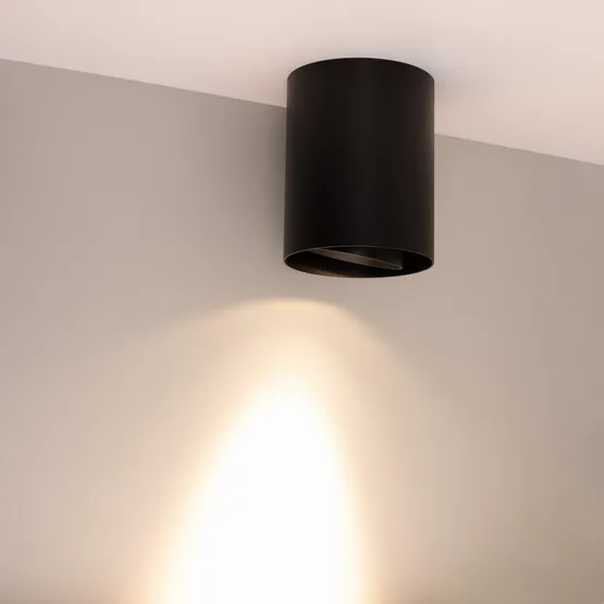 Фото #3 товара Светильник SP-FOCUS-R132-24W Warm3000 (BK, 24 deg, 230V) (Arlight, IP54 Металл, 5 лет)