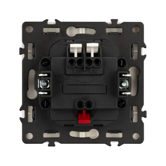 Фото #3 товара Механизм выключателя управления шторами SWT-NOBE-MKR2-SFPL-IS (230V, 10A) (Arlight, Никель)