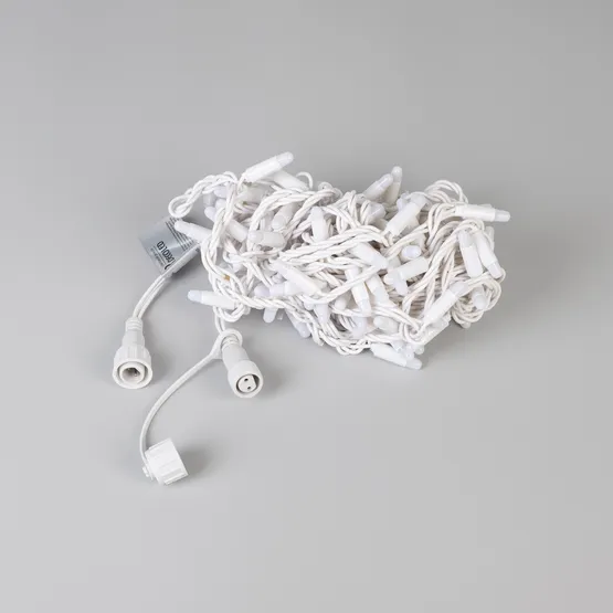 Фото #2 товара Светодиодная гирлянда ARD-STRING-CLASSIC-1000-WHITE-100LED-MILK-PULSE White (230V, 7W) (Ardecoled, IP65)