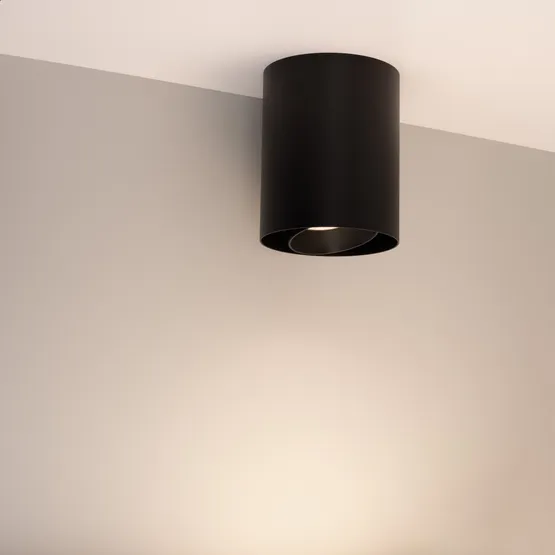 Фото #4 товара Светильник SP-FOCUS-R132-24W Day4000 (BK, 50 deg, 230V) (Arlight, IP54 Металл, 5 лет)