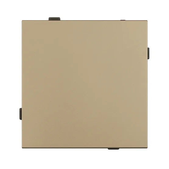 Фото #3 товара Механизм выключателя одноклавишный проходной SWT-TENDO-MKP1-SFPL-GD (230V, 10A) (Arlight, Матовый песочный)