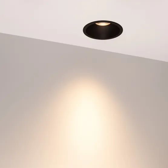 Фото #3 товара Светильник MS-HARBOR-R106-15W Warm3000 (BK, 24 deg, 230V) (Arlight, IP20 Металл, 5 лет)