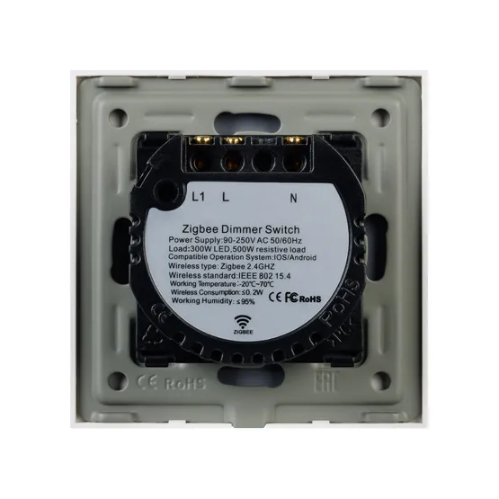 Фото #3 товара Светорегулятор сенсорный с Zigbee управлением SWT-OMALI-SD3-ZB-WH (250V, 500W) (Arlight, Стекло)