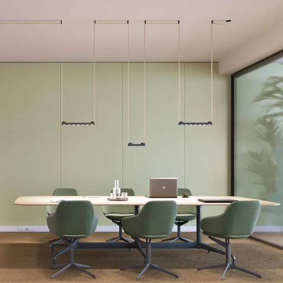 Фото #6 товара Светильник ART-INBELT-DOTS-L210-8W Day4000-MIX (BK, 33 deg, 48V, DALI) (Arlight, IP20 Металл, 3 года)