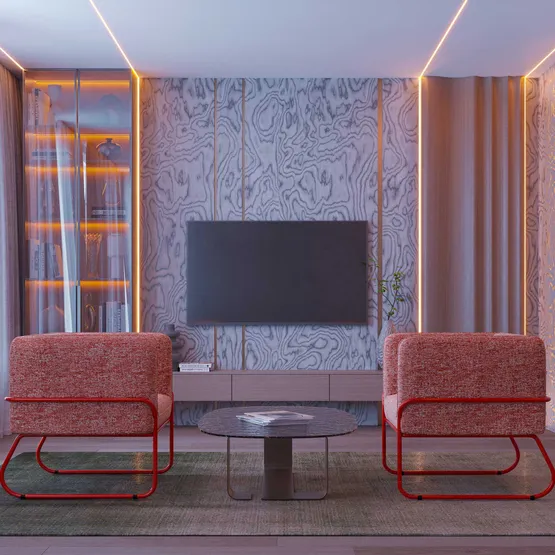 Фото #6 товара Светодиодная лента COB-X560-10mm 24V Dim-To-Warm (14 W/m, IP20, 5m) (Arlight, Dim-To-Warm)