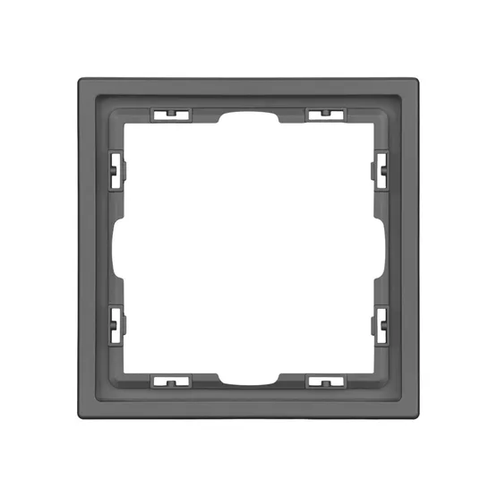 Фото #3 товара Рамка пластиковая FRM-NOBE-SFPL-1-GR (Arlight, Серый базальт)