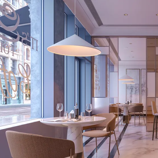 Фото #5 товара Светильник SP-MAKOTO-R350-14W Warm2700 (WH, 36 deg, 230V, TRIAC) (Arlight, IP20 Металл, 3 года)