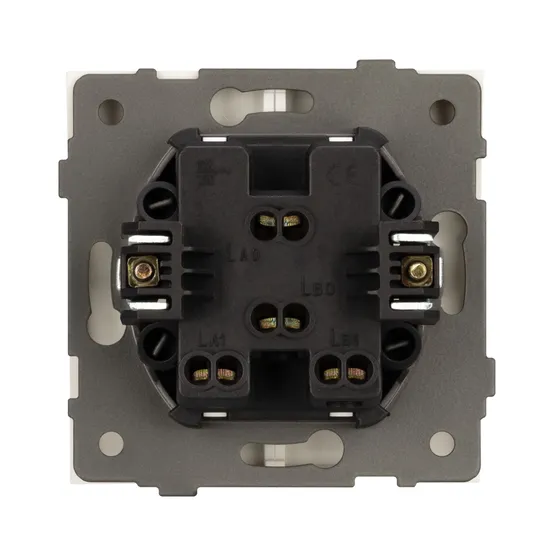 Фото #3 товара Механизм выключателя двухклавишный непроходной SWT-TENDO-MK02-PL-WH (230V, 10A) (Arlight, Белый)