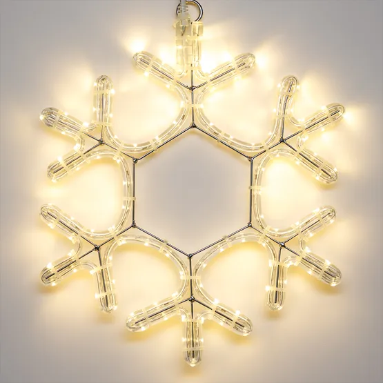 Фото #2 товара Фигура cветодиодная ARD-SNOWFLAKE-M7-450x375-108LED Warm (230V, 6.5W) (Ardecoled, IP65)