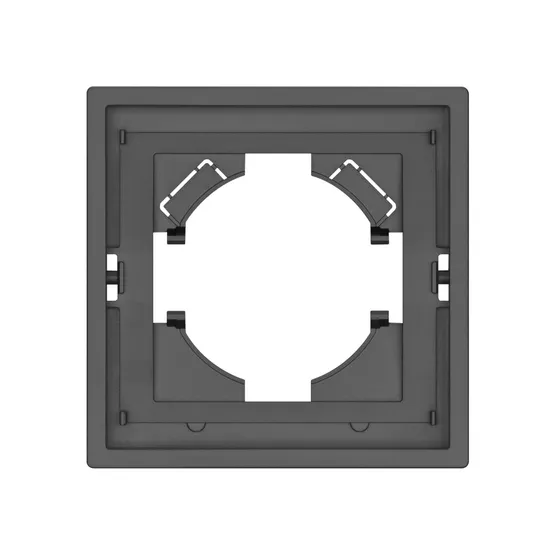 Фото #3 товара Рамка пластиковая FRM-TENDO-SFPL-1-GR (Arlight, Матовый графитовый)