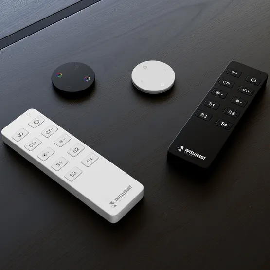 Фото #3 товара INTELLIGENT ARLIGHT Пульт SMART-801-22-1G-DIM Black (3V, Magnet, 2.4G) (IARL, IP20 Пластик, 5 лет)
