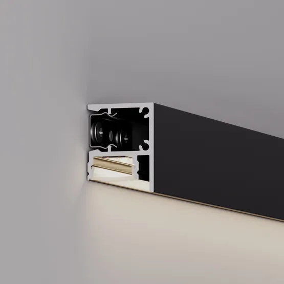 Фото #7 товара Профиль WALL-2228-2000 ANOD BLACK (Arlight, Алюминий)