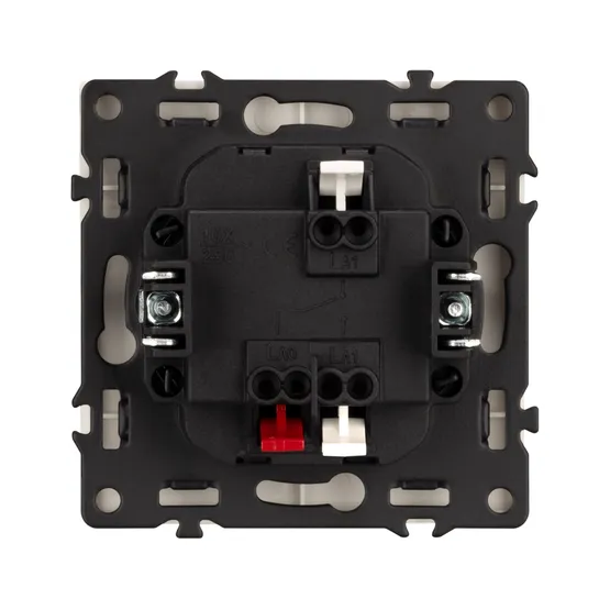 Фото #3 товара Механизм выключателя одноклавишный проходной SWT-NOBE-MKP1-SFPL-GD (230V, 10A) (Arlight, Золотой песок)