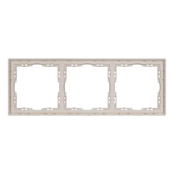 Фото #2 товара Рамка пластиковая FRM-NOBE-SFPL-3-CA (Arlight, Кашемир)