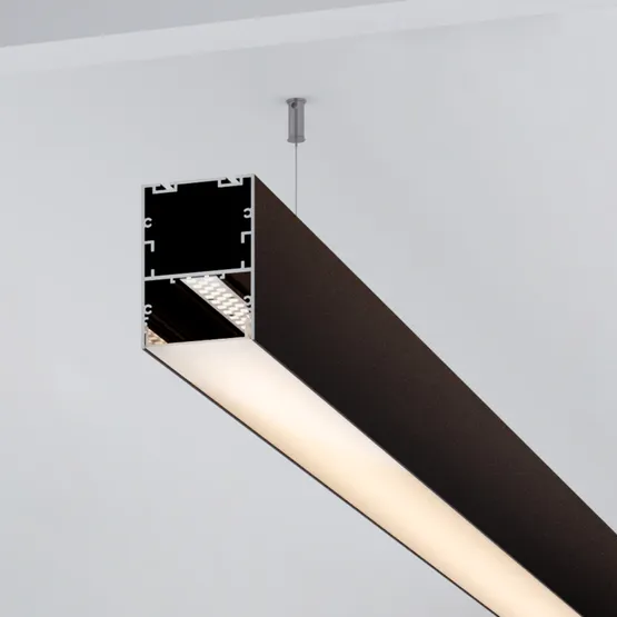 Фото #5 товара Профиль ARH-LINE-6085-2000 BLACK (Arlight, Алюминий)