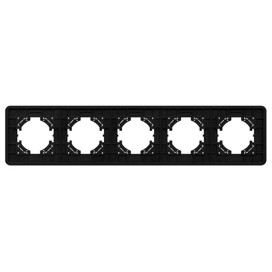 Фото #2 товара Рамка алюминиевая FRM-AKIRY-SFAL-5-BK (Arlight, -)