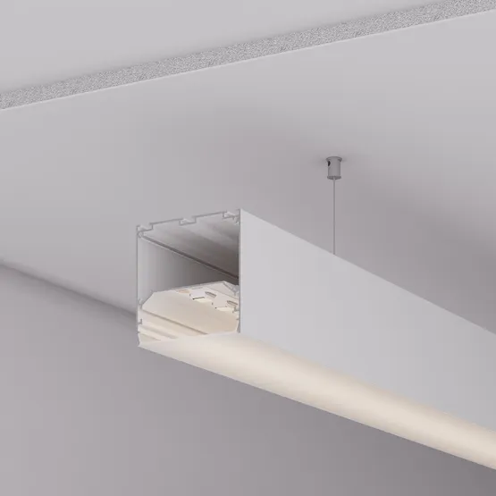 Фото #5 товара Профиль LINE-M-7575-2500 WHITE (Arlight, Алюминий)