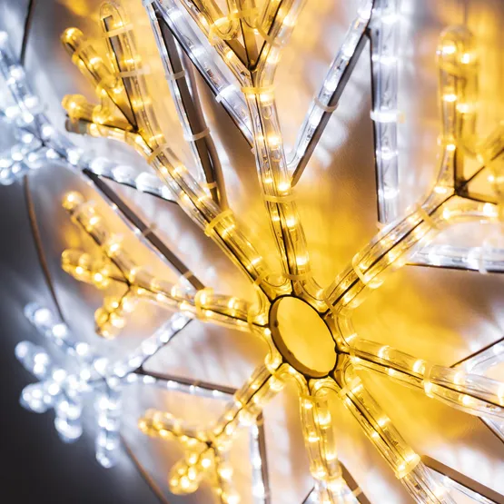Фото #2 товара Световая Фигура ARD-SNOWFLAKE-M12-900x900-576LED White/Warm (230V, 36W) (Ardecoled, IP65)