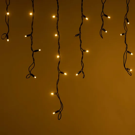 Фото #1 товара Светодиодная гирлянда ARD-EDGE-PRO-4000x600-BLACK-128LED-FLASH Warm/Warm (230V, 8W) (Ardecoled, IP65)