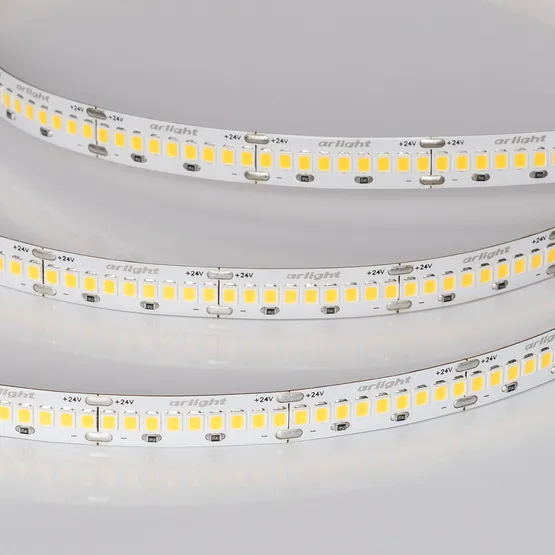 Фото #2 товара Светодиодная лента ULTRA-A288-10mm 24V White6000 (17 W/m, IP20, 5m) (Arlight, высок.эфф.200 лм/Вт)