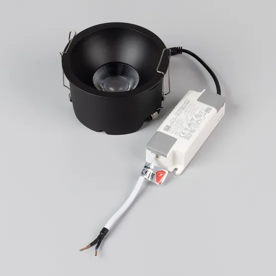 Фото #5 товара Светильник MS-HARBOR-R106-15W Warm3000 (BK, 24 deg, 230V) (Arlight, IP20 Металл, 5 лет)