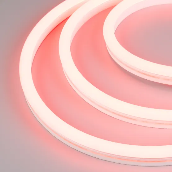 Фото #1 товара Светодиодная лента герметичная WAVE-SIDE-A120-12x25mm 230V Red (12 W/m, IP67, 50m, wire x2) (Arlight, Грибовидная форма)