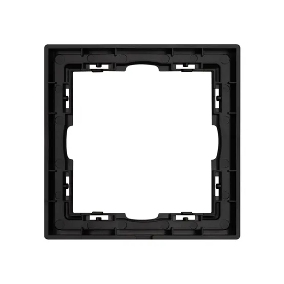 Фото #2 товара Рамка пластиковая FRM-NOBE-SFPL-1-BK (Arlight, Черный оникс)