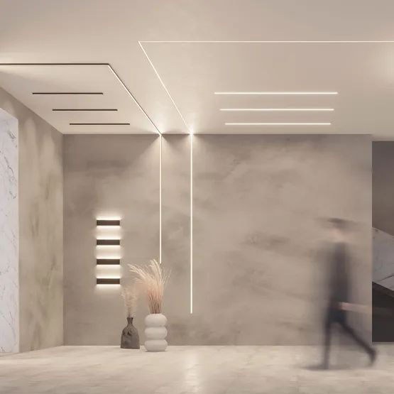 Фото #6 товара Профиль SL-LINIA20-FANTOM-2500 BLACK (Arlight, Алюминий)