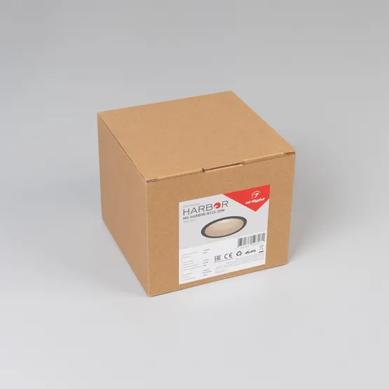 Фото #6 товара Светильник MS-HARBOR-R123-20W Day4000 (BK, 36 deg, 230V) (Arlight, IP20 Металл, 5 лет)