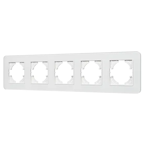 Фото #1 товара Рамка стеклянная FRM-OMALI-GS-5-WH (Arlight, -)