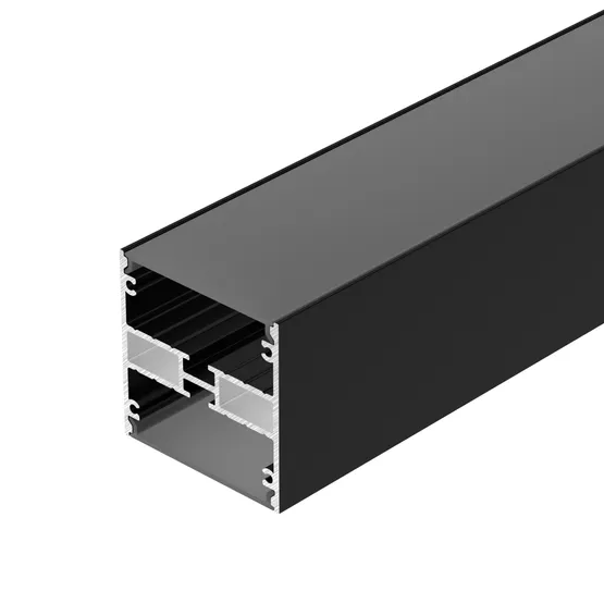 Фото #1 товара Профиль LINE-5050-DUAL-3000 ANOD BLACK (Arlight, Алюминий)