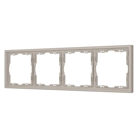 Фото #1 товара Рамка пластиковая FRM-NOBE-SFPL-4-CA (Arlight, Кашемир)