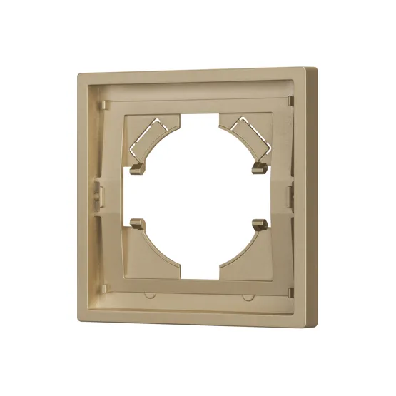 Фото #1 товара Рамка пластиковая FRM-TENDO-SFPL-1-GD (Arlight, Матовый песочный)