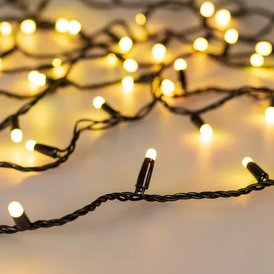 Фото #6 товара Светодиодная гирлянда ARD-STRING-CLASSIC-20000-BLACK-200LED-MILK-SYNC RGB (230V, 13W) (Ardecoled, IP65)