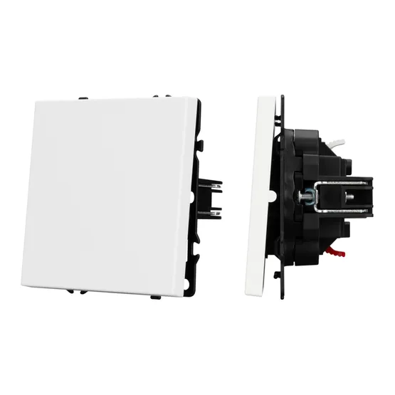 Фото #1 товара Механизм звонкового выключателя SWT-NOBE-MKR1-SFPL-L-WH (230V, 10A) (Arlight, Белый кварц)