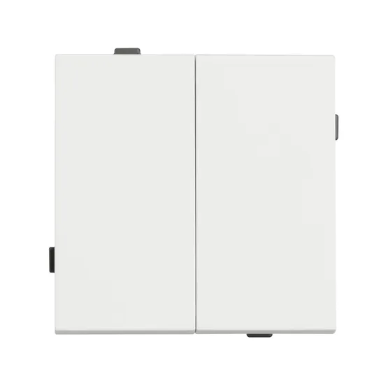 Фото #3 товара Механизм выключателя двухклавишный непроходной SWT-TENDO-MK02-SFPL-WH (230V, 10A) (Arlight, Матовый белый)