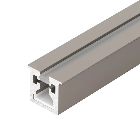 Фото #1 товара Профиль с экраном SL-MINI-3-H10-F12-2000 CHAMPAGNE GOLD (Arlight, Алюминий+пластик)