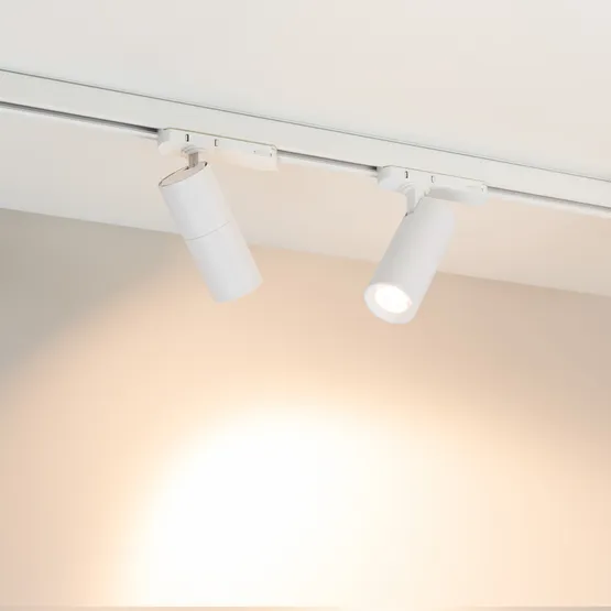 Фото #3 товара Светильник LGD-ARTEMIS-TRACK-4TR-R55-12W Warm2700 (WH, 8-80 deg, 230V, TRIAC) (Arlight, IP20 Металл, 5 лет)