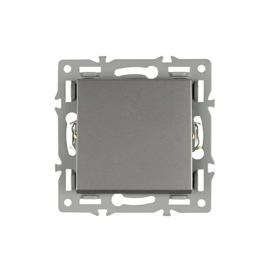 Фото #2 товара Механизм выключателя одноклавишный непроходной SWT-MK01-PL-GR (250V, 16A) (Arlight, -)