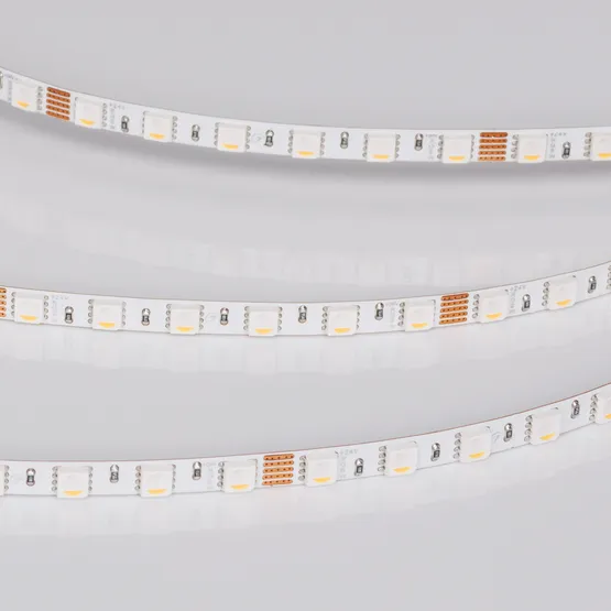 Фото #5 товара Светодиодная лента RT-H96-5mm 24V RGBW-White-4-in-1 (10 W/m, IP20, 5m) (Arlight, узкая)