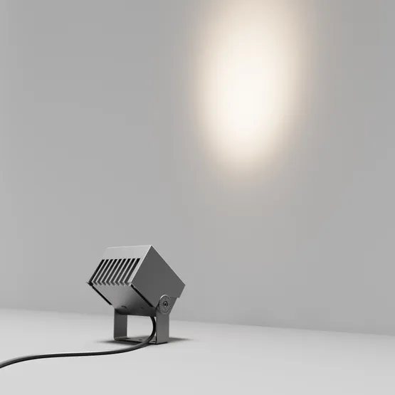 Фото #2 товара Светильник ALT-BLOCK-S130x130-15W Warm3000 (GR, 60 deg, 230V) (Arlight, IP66 Металл, 3 года)