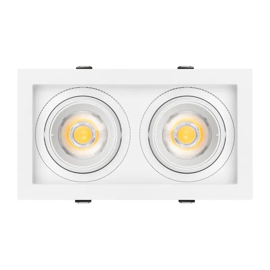 Фото #6 товара Светильник MS-VORTEX-BUILT-S210x117-2x20W Warm3000 (WH-WH, 40 deg, 230V) (Arlight, IP20 Металл, 5 лет)