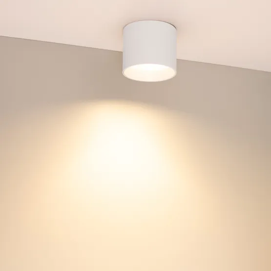 Фото #3 товара Светильник SP-BISCOTTO-R90-8W Warm3300-MIX (WH, 80 deg, 230V) (Arlight, IP54 Металл, 5 лет)