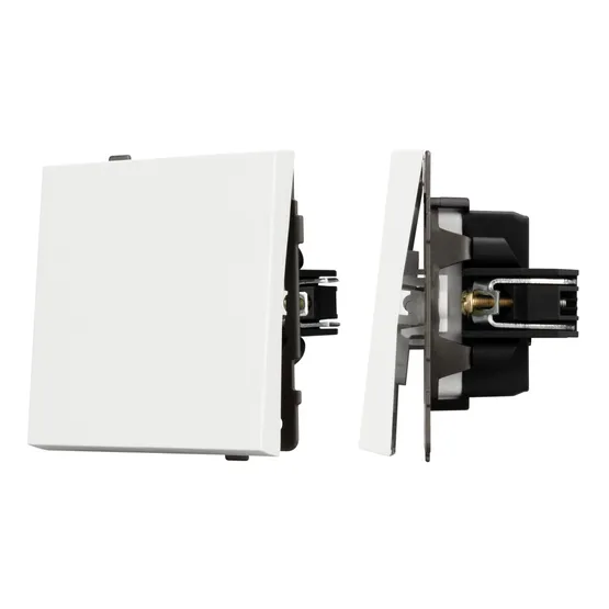 Фото #1 товара Механизм выключателя одноклавишный непроходной SWT-TENDO-MK01-PL-WH (230V, 10A) (Arlight, Белый)