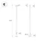 Минифото #2 товара Опора фланцевая OXOR-OK-D75-L8000 (SL) (Arlight, Сталь)
