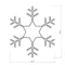 Минифото #3 товара Фигура cветодиодная ARD-SNOWFLAKE-M4-750x750-324LED White (230V, 18W) (Ardecoled, IP65)